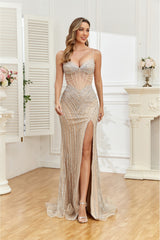 NEW Elegant hand beaded Evening gown NR24047