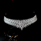 Floral Pattern Swarovski Crystal Elements- Ingrid