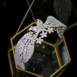 Dubai Inspired Butterfly Headband Swarovski Crystal -Emery