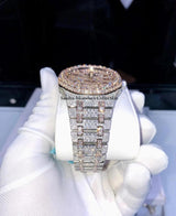 Custom Fully Encrusted Diamond Watch