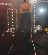 Elegant Geometric Sequin Prom Dress: A Stunning Choice for a Memorable Night