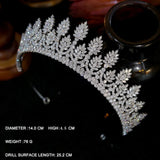 Luxurious Handmade Wedding Crown - Jesse