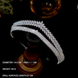 Luxurious Handmade Tiara Wedding Crown -Cleo