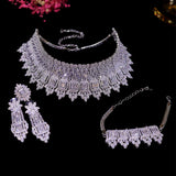 4-piece Handmade Swarovski African/Indian inspired Jewelry Sets made in Dubai