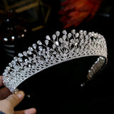 Beautiful hand Crafted Swarovski Crystal Elements wedding Crown- Elowen