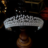 Beautiful hand Crafted Swarovski Crystal Elements wedding Crown- Elowen