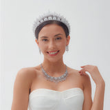 Swarovski Elements Elsa Crystal Crown for Bridal and Quince