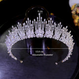 Swarovski Elements Elsa Crystal Crown for Bridal and Quince