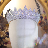 Swarovski Crystal Hand-made Bridal Crown- Adaline