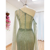 Luxurious Elegant Crystal Evening Gown