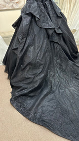 Exclusive Black Custom Wedding Dress