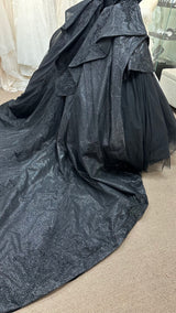 Exclusive Black Custom Wedding Dress