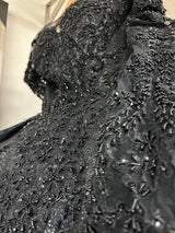 Exclusive Black Custom Wedding Dress