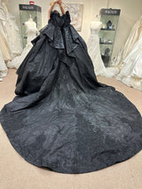 Exclusive Black Custom Wedding Dress