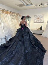 Exclusive Black Custom Wedding Dress