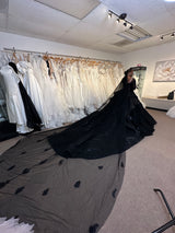 Exclusive Black Custom Wedding Dress