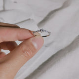 14K Gold Plating Pavé Crystal Exquisite Wedding Ring