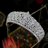 Swarovski Crystal Wedding Head Crown tiara - Maryanne