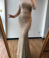 Luxury Tassel Beading Long Dress / Plus Size available