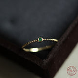 Vintage Emerald Luxury Wedding Engagement Ring