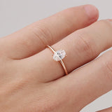 Moissanite Diamond Engagement Ring Wedding Band - Fine Jewelry