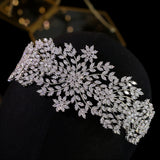 Swarovski Crystal Wedding Head Band Hair Piece -Honey