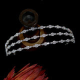 3-layer Head Band Swarovski Crystal Band