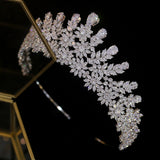 Swarovski Crystal Luxury Bridal Jewelry Set Crystal Crown 4pcs