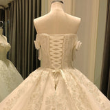 New Arrival 2021 off shoulder bridal dress