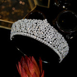 Swarovski Crystal Wedding Head Crown tiara - Maryanne