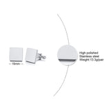 Personalized Man Cufflinks Stainless Steel