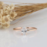 Moissanite Diamond Engagement Ring Wedding Band - Fine Jewelry