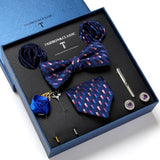 Luxury Gift Box Men's Tie Set Luxurious Silk Tie Necktie Set for Men- 8pcs