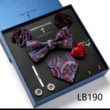 Luxury Gift Box Men's Tie Set Luxurious Silk Tie Necktie Set for Men- 8pcs