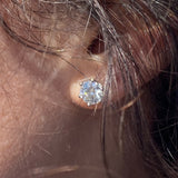 0.5-1 Carat D Color Moissanite Stud earrings
