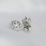 0.5-1 Carat D Color Moissanite Stud earrings