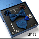 Luxury Gift Box Men's Tie Set Luxurious Silk Tie Necktie Set for Men- 8pcs