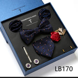 Luxury Gift Box Men's Tie Set Luxurious Silk Tie Necktie Set for Men- 8pcs