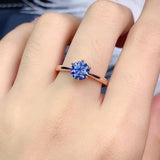 New Arrival Brilliant Cut 1 Ct D Color Blue Moissanite- Passed Diamond Test/ VVS1