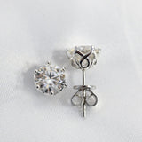 0.5-1 Carat D Color Moissanite Stud earrings