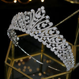 Swarovski Bridal Wedding Tiara Crown with Crystals
