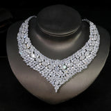 Swarovski Crystal Wedding Luxury jewelry set wedding jewelry 5pcs