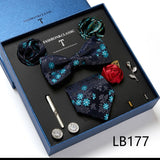 Luxury Gift Box Men's Tie Set Luxurious Silk Tie Necktie Set for Men- 8pcs