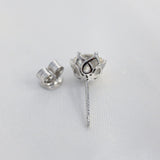 0.5-1 Carat D Color Moissanite Stud earrings