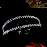 Swarovski Crystal Headband Headpiece-Lily