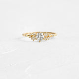 Sterling Silver Mini Zircon Engagement Ring