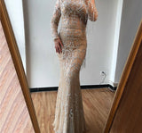 Luxury Tassel Beading Long Dress / Plus Size available