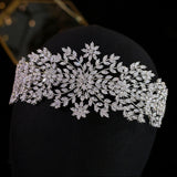 Swarovski Crystal Wedding Head Band Hair Piece -Honey