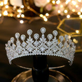 Swarovski 5 Pieces Bridal Jewelry Set Bridal Crown Luxury - Dubai Nigeria