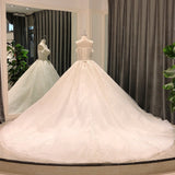 New Arrival 2021 off shoulder bridal dress